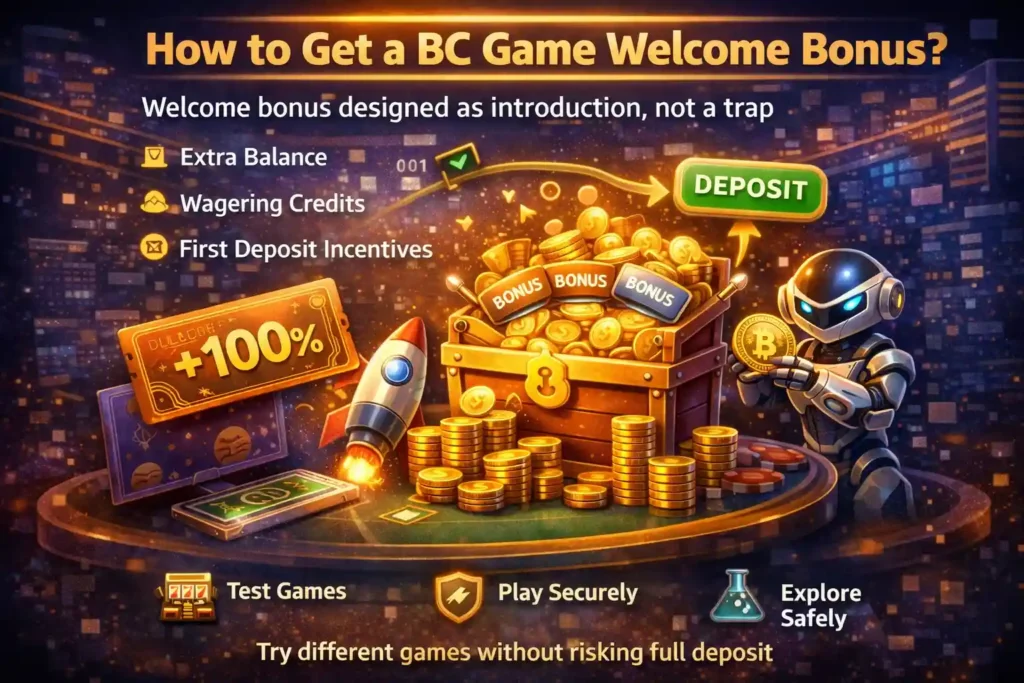 How to Get a BC Game Welcome Bonus?