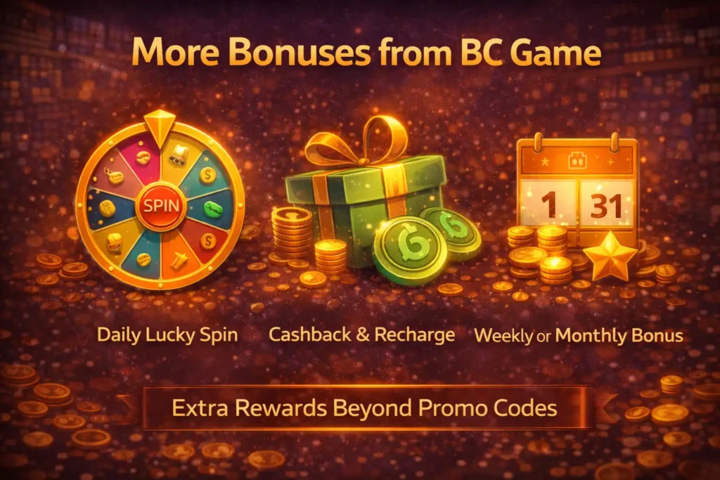 More Bonuses from BC Game